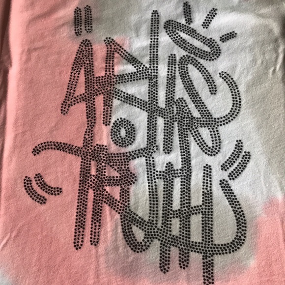 Zadig & Voltaire Tam Jormi Strass Tie Dye Tank Top with Rhinestones S M and L - Picture 4 of 10